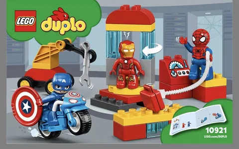 LEGO DUPLO Marvel 10921 Super Heroes Lab COMPLETE Retired Iron Man Spider-Man