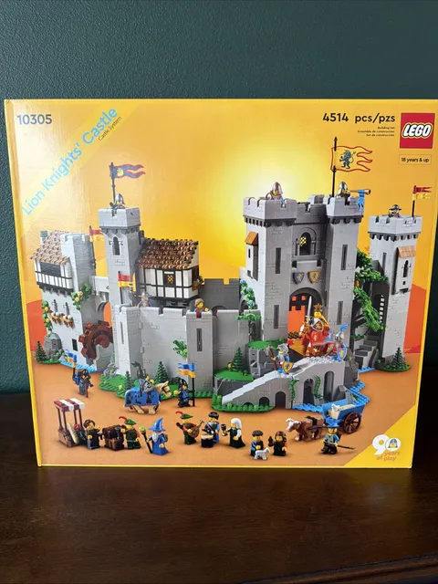 LEGO 10305 Icons LION KNIGHTS' CASTLE RETIRED Medieval Fortress Set SEALED