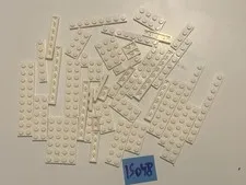 Lego White Plate Parts Lot