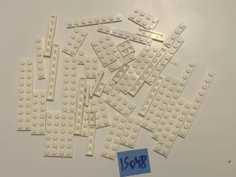 Lego White Plate Parts Lot