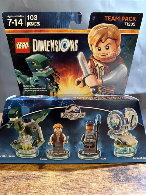 NEW SEALED! LEGO 71205 JURASSIC WORLD TEAM PACK / DIMENSIONS / DINOSAUR /