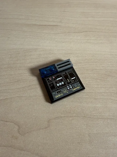 LEGO Star Wars Control Panel Millennium Falcon Cockpit Lever Buttons 4x4 Sticker