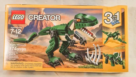 LEGO Creator 31058 Mighty Dinosaurs 3 in 1 T Rex Triceratops Pterodactyl