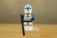 2013 Lego STAR WARS Minifigure 501st Legion Clone SW0445 With Blaster