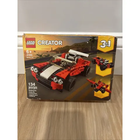 LEGO Creator 3 In 1: Sports Car #31100 / 134 Pieces / 100% Complete