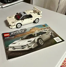 LEGO Speed Champions 76908 Lamborghini Countach complete, 262 pcs, No Box
