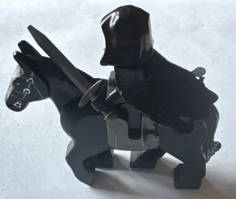 LEGO Black Ringwraith Minifigure From The 9472 Attack On Weathertop Set