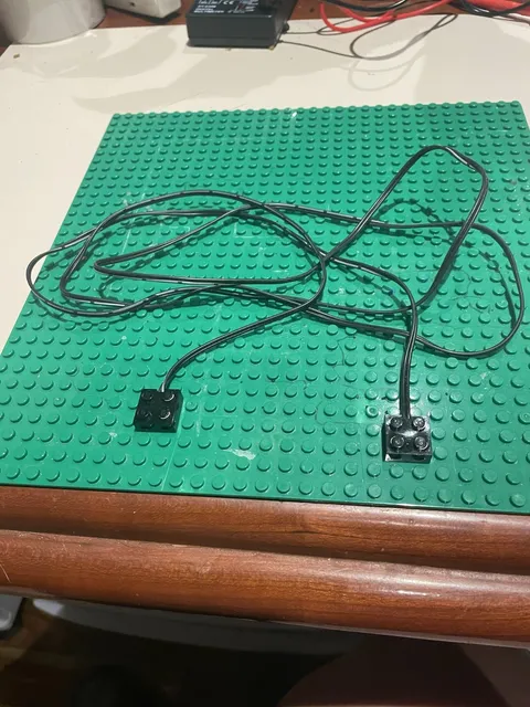 Lego 9V CUSTOM LENGTH  LONG Train Wire Cable Mindstorm Connector  2x2 ends