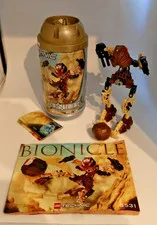 LEGO Bionicle Technic Pohatu Canister Manual Poster Storage 8531 49 pcs  2001