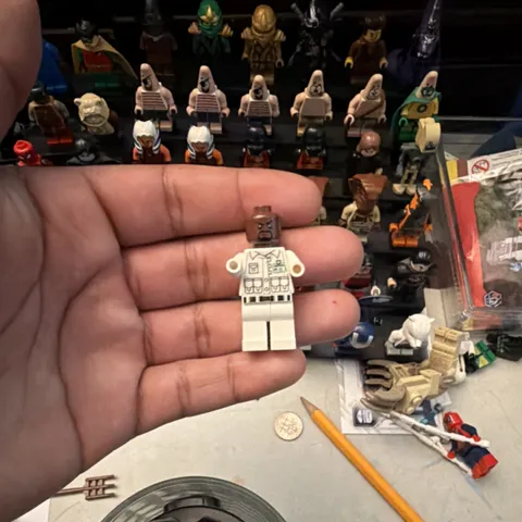 LEGO Prisoner of Azkaban Minifigure White Outfit w/ Brown Head
