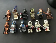 LEGO Star Wars Minifigures Lot Clone Trooper Chewbacca w/ Accessories