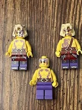 3x Lego ninjago Anacondrai Warrior.. 2 With Helmets