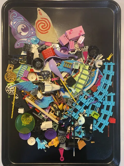 Lego Unique Parts Lot – Roller coaster tracks, Dragon Parts and Unique Pieces