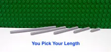 Lego Technic Axle Light Bluish Gray Various Sizes  "You Pick Length and Qty" NEW