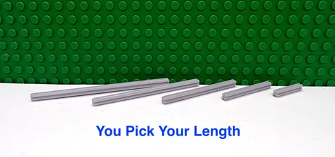 Lego Technic Axle Light Bluish Gray Various Sizes  "You Pick Length and Qty" NEW