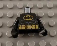 LEGO Superheroes Batman Minifigure Torso Body Part