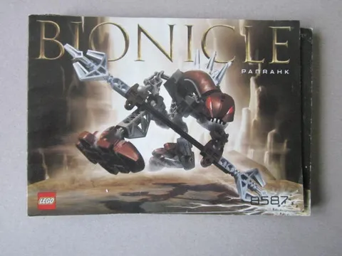 Lego Building Instructions Instruction Bionicle 8587 Panrahk