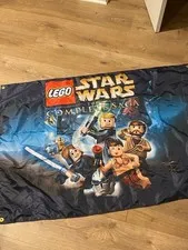 LEGO Star Wars The Complete Saga Cloth Banner / Flag