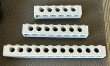 Lego Technic Brick with Holes 3702 3895 3894 1x6 1x8 1x12 Light Bluish Gray