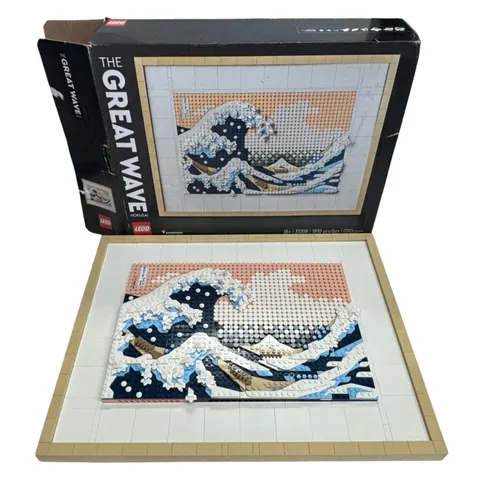 LEGO Art: Hokusai The Great Wave 31208 Assembled Complete w/ Original Box