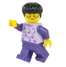 LEGO® DREAMZzz Minifigure™ JAYDEN Braces w Straps Lavender Sweater drm004