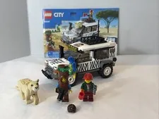 Lego City - Safari Off-Roader - Set #60267 - 100% Complete W/ Manual - Cat/Lion