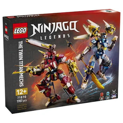 LEGO NINJAGO The Twin Titan Mechs 71870 Building Set Ages 9+