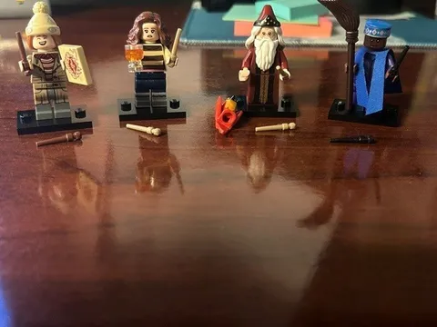 Harry Potter Lego Minifigures Series 2 Shacklebolt Dumbledore Hermoine George