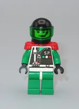 LEGO Space Police green w/ air tank minifigure 6984 6813