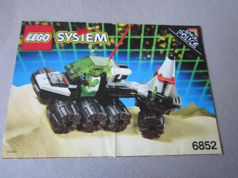 Lego System 6852 Building Instructions Instruction Space Police