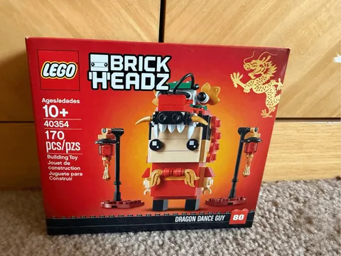 [NEW] Lego BrickHeadz Dragon Dance Guy (40354) - Lego 40354 NEW