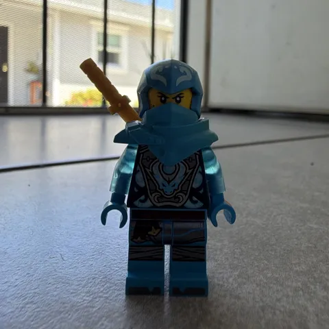 LEGO NINJAGO Nya Light Blue Ninja Minifigure with Sword Weapon