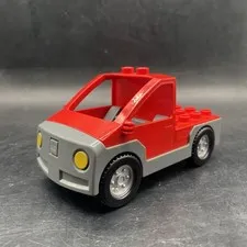 LEGO DUPLO Red Fire Truck Base Only For Set #4664 w Hitch Replacement Brick