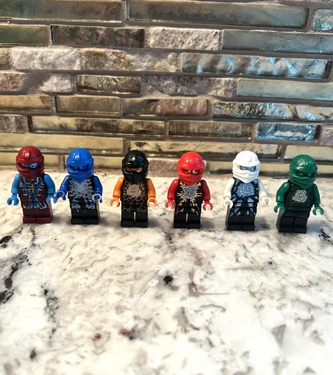 Ninjago Airjitzu Custom Lego Minifigure 70590 Day of the Departed Lot of 6!🔥