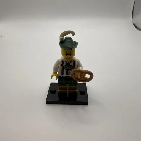 LEGO Lederhosen Guy Pretzel Minifigure Collectible Series 8 CMF