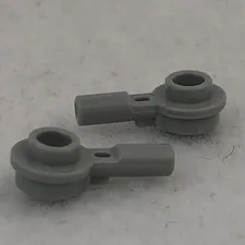 LEGO 32828 Light Bluish Gray Bar 1L W/ 1 x 1 Round Plate W/ Hollow Stud (x1)