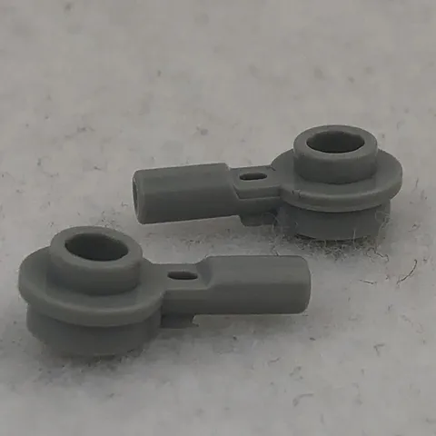 LEGO 32828 Light Bluish Gray Bar 1L W/ 1 x 1 Round Plate W/ Hollow Stud (x1)