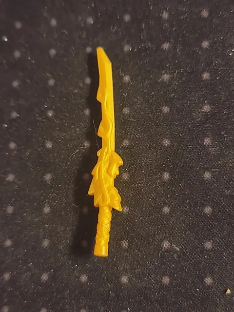 LEGO Dragon Sword Ninjago Ninja Kai Fire Minifigure Figure Weapon Tool Gold 