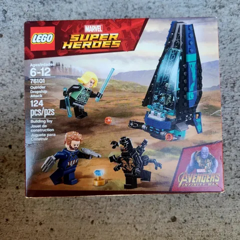 LEGO Marvel Super Heroes Outrider Dropship Attack ( 76101 ) New, sealed