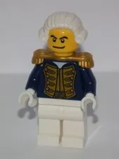 LEGO® Minifigure Pirates pi149 Admiral (Head 4506812)