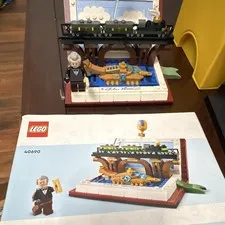 LEGO 40690 Jules Verne Display Model Set w/ Instruction Manual Plastic