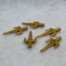 LEGO 98139 Pearl Gold Minifigure, Weapon Sai (x5)