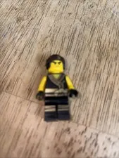 LEGO NINJAGO Cole Minifigure Black Hair Yellow Arms Black Outfit