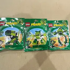 LEGO Mixels Series 3 Green Minifigure Foil Packs Lot of 3, Mixels Theme
