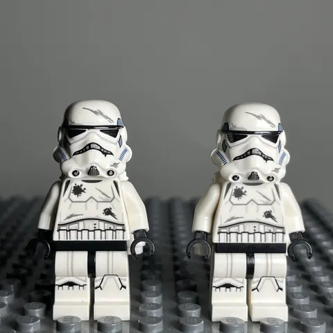 Lego Star Wars Battle Damaged Stormtrooper sw0691 75134 Lot Of 2 - 1U