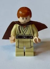 LEGO Star Wars Young Obi-Wan Kenobi W Padawan Braid Jedi Sw0069 Minifigure 