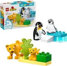EGO DUPLO Town Wild Animal Families Penguins & Lions Building Toy Playset 10442