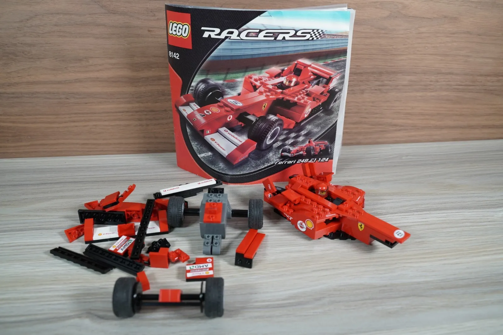 LEGO Racers: Ferrari 248 F1 1:24 (8142) Complete w/ Manual