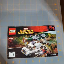 LEGO Marvel Super Heroes 76077  Manual Instructions Book ONE Only