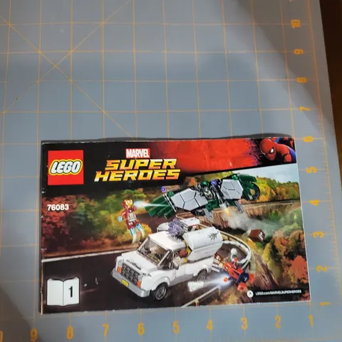 LEGO Marvel Super Heroes 76077  Manual Instructions Book ONE Only